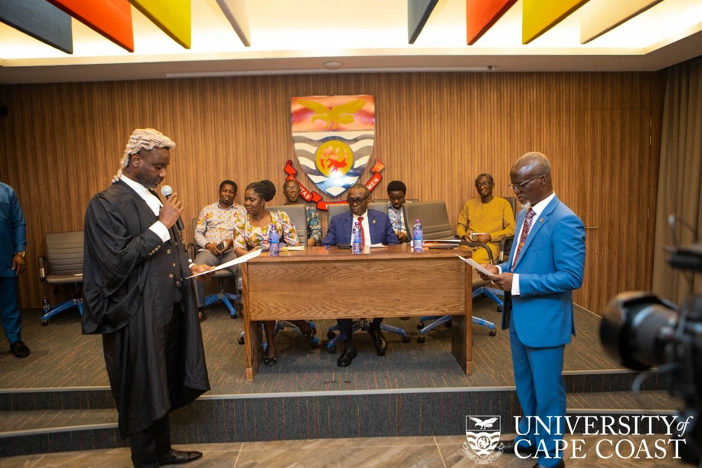 Gideon Enoch Abbeyquaye (esq) Sworn in as Registrar of UCC
